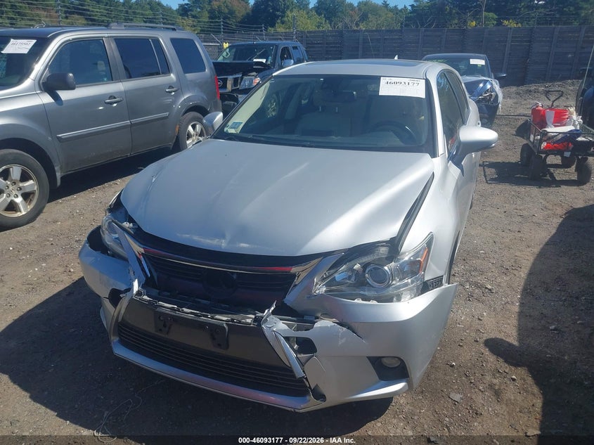 LEXUS CT 200H 2014 VIN JTHKD5BH3E2203357