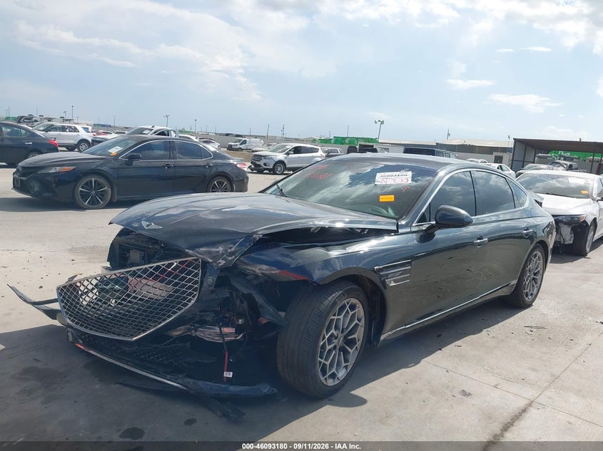 Vin: kmtgb4sc0pu179040, lot: 46592787, genesis g80 2.5t rwd 20232
