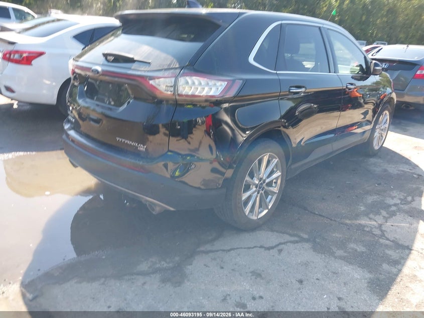 Vin: 2fmpk4k83hbc63964, lot: 46592802, ford edge titanium 20174
