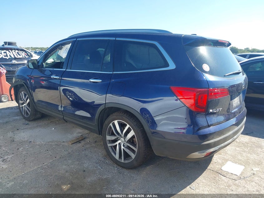 Vin: 5fnyf6h97hb003434, lot: 46592818, honda pilot touring 20173
