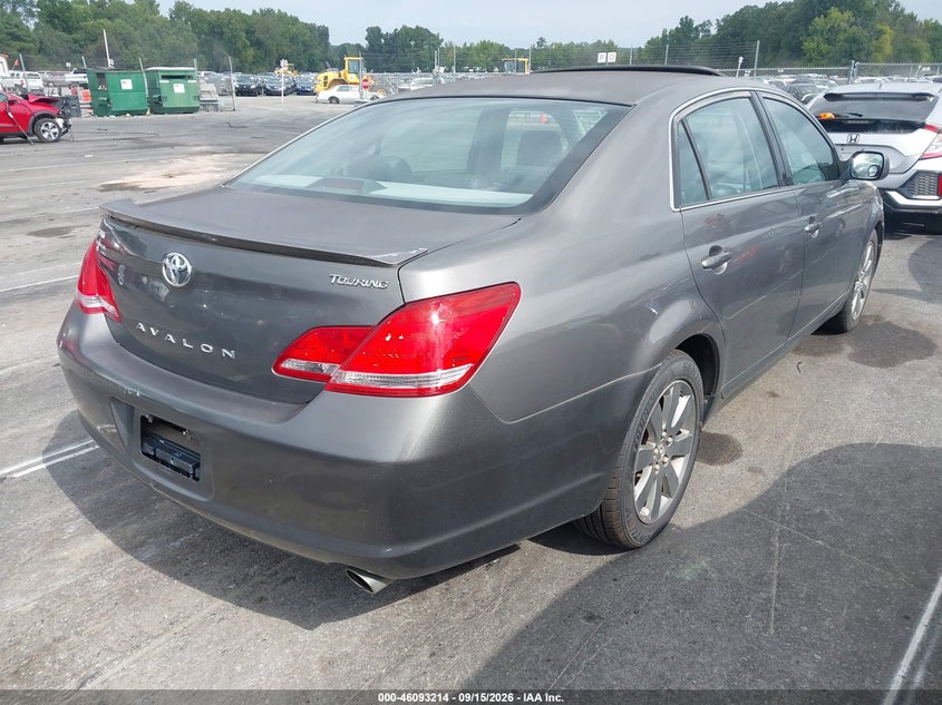 TOYOTA AVALON 2007 VIN 4T1BK36B87U170215