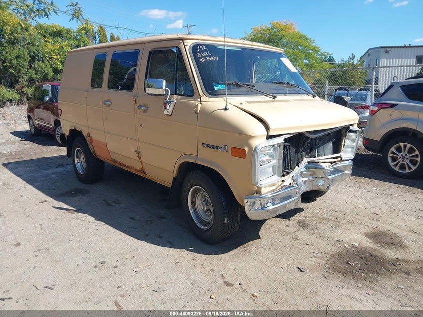 1991 GMC Vandura G1500, Перёд, IAAI, VIN 2GTDG15H5M4518020
