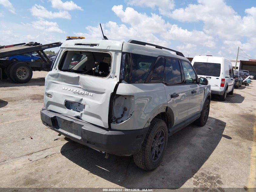 Vin: 3fmcr9b6xmra60989, lot: 46592839, ford bronco sport big bend 20214