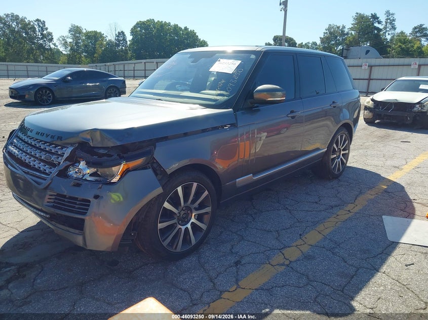 Vin: salgs2efxga264423, lot: 46592857, land rover range rover 5.0l v8 supercharged 20162