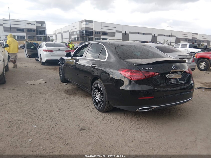 Vin: w1kaf4gb1rr218285, lot: 46592862, mercedes-benz c 300 20243