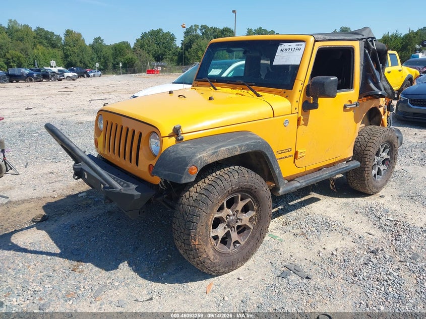 Vin: 1c4ajwag4cl192977, lot: 46592866, jeep wrangler sport 20122