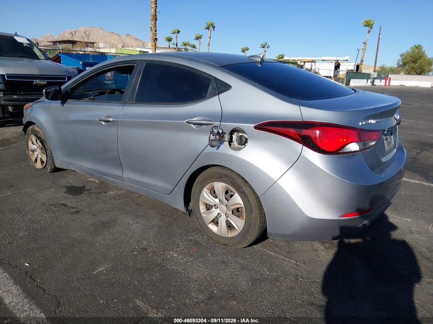 Vin: 5npdh4aexgh752846, lot: 46592911, hyundai elantra se 20163