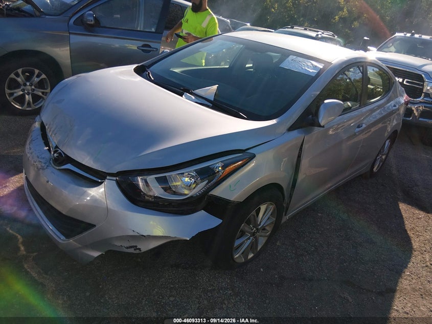 Vin: kmhdh4ae3fu414835, lot: 46592920, hyundai elantra se 20152