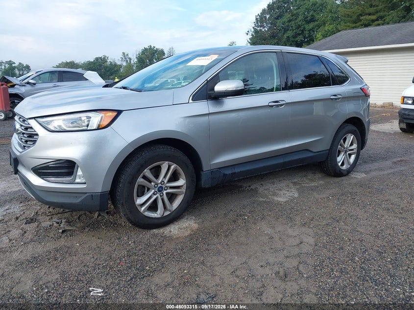 Vin: 2fmpk4j93lbb27630, lot: 46592922, ford edge sel 20202