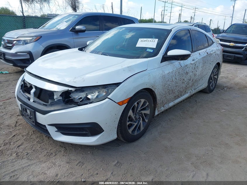 Vin: 2hgfc2f70jh542571, lot: 46592929, honda civic ex 20182