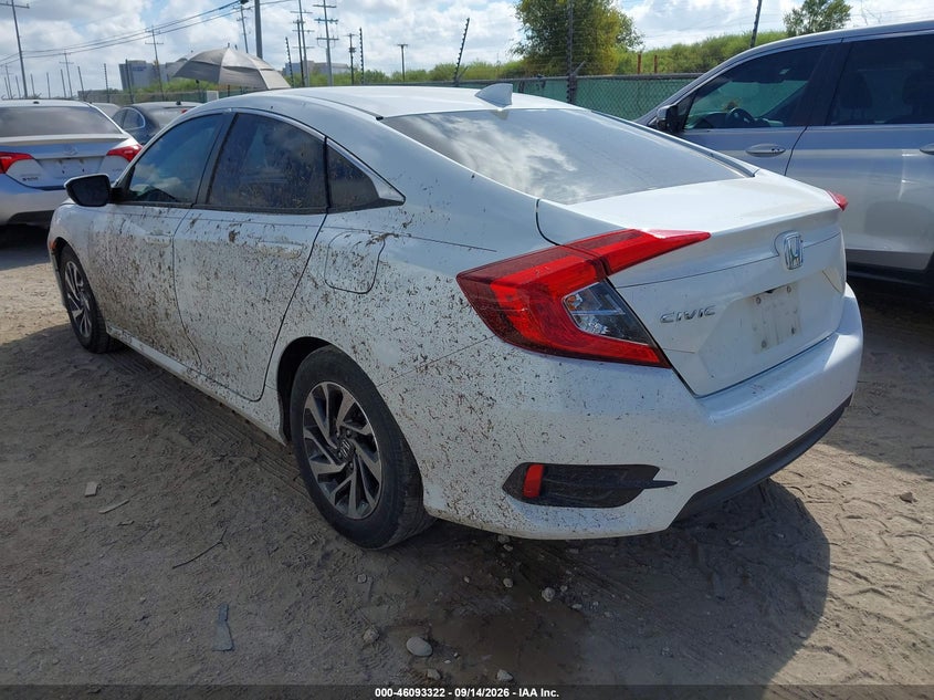 Vin: 2hgfc2f70jh542571, lot: 46592929, honda civic ex 20183