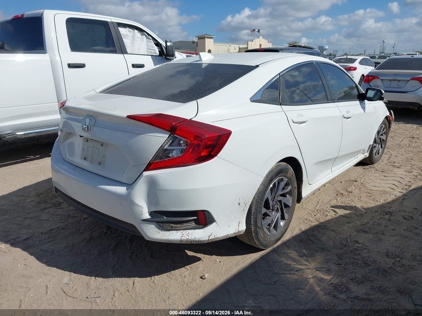 Vin: 2hgfc2f70jh542571, lot: 46592929, honda civic ex 20184