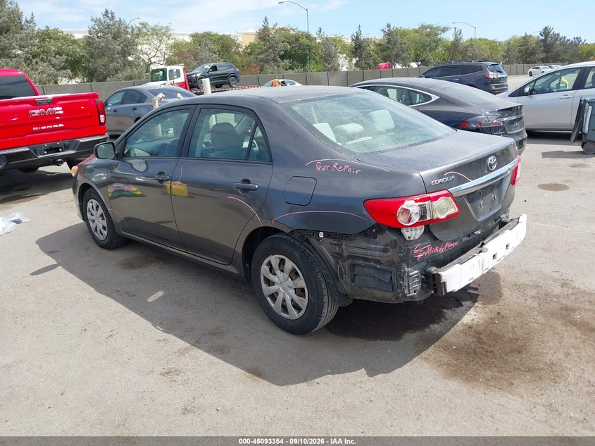 Vin: jtdbu4ee6bj103235, lot: 46592961, toyota corolla le 20113