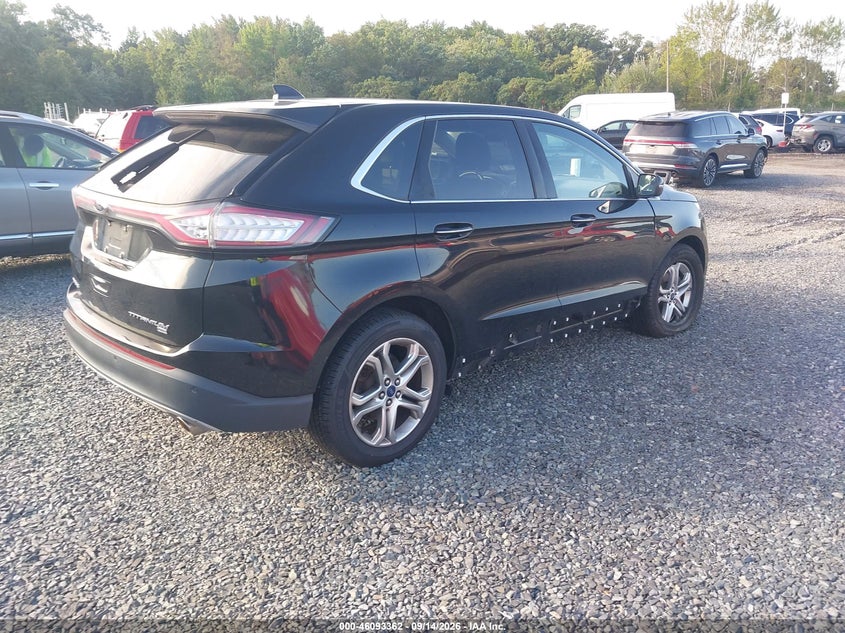 Vin: 2fmpk4k84jbc33152, lot: 46592969, ford edge titanium 20184
