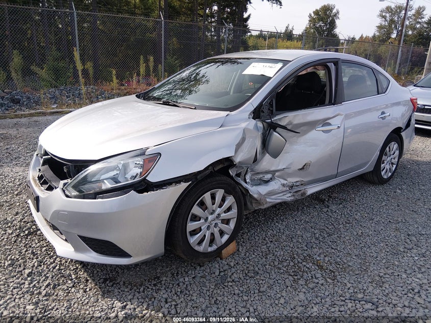 Vin: 3n1ab7ap5ky343949, lot: 46592971, nissan sentra s 20192