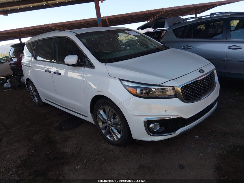 Vin: kndme5c13j6373360, lot: 46592977, kia sedona sx limited 2018 img_1