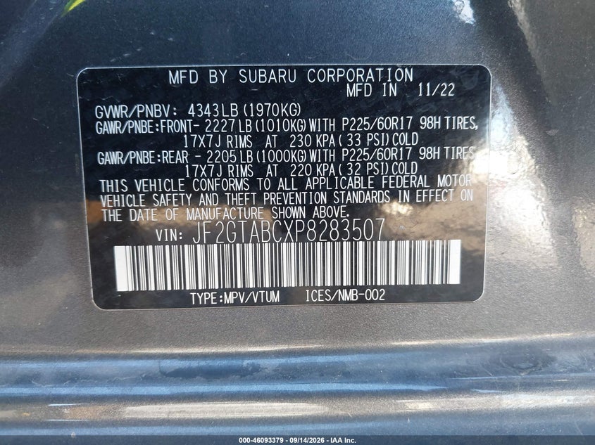 2023 SUBARU CROSSTREK · Фото 9