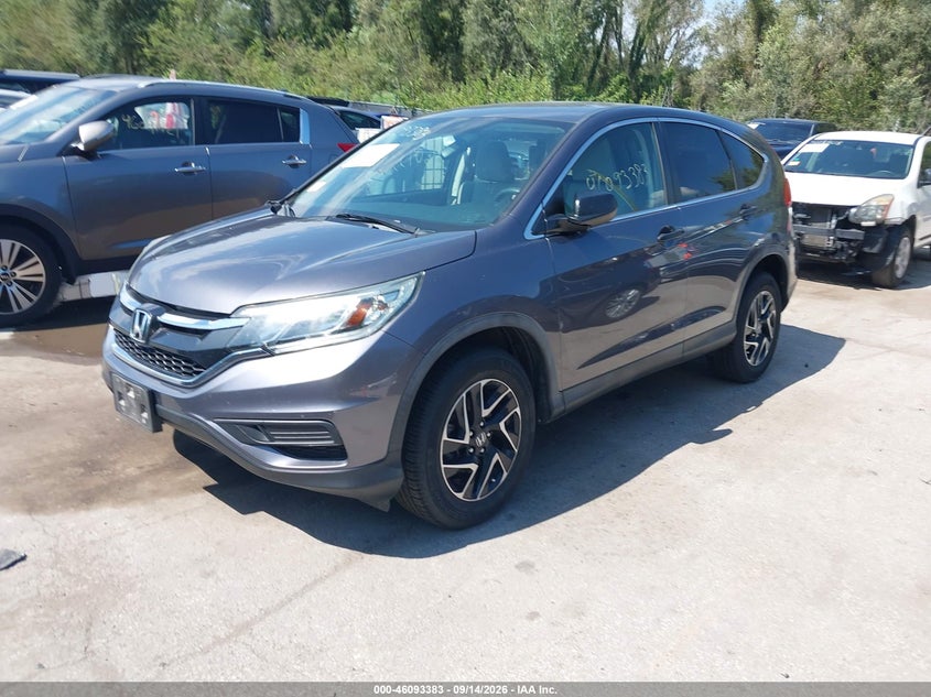 Vin: 5j6rm4h47gl073363, lot: 46592990, honda cr-v se 20162