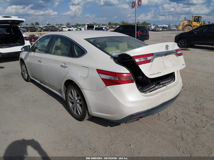 Vin: 4t1bk1eb0du018057, lot: 46592991, toyota avalon premium/touring/limited 20133
