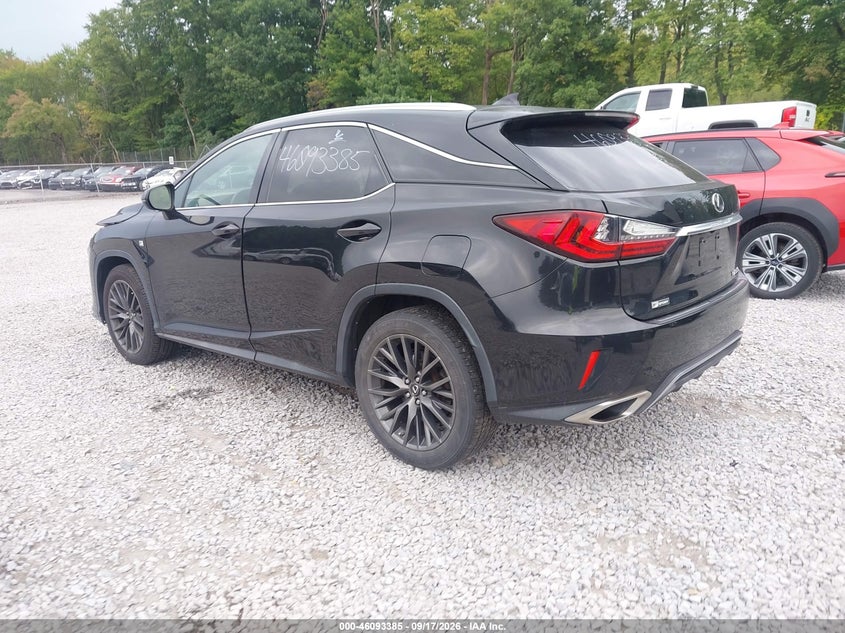 Vin: 2t2bzmca6gc049323, lot: 46592992, lexus rx 350 f sport 20163