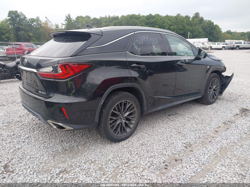 Vin: 2t2bzmca6gc049323, lot: 46592992, lexus rx 350 f sport 20164