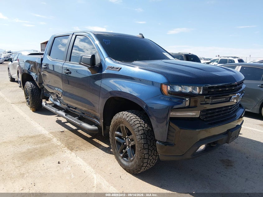 Vin: 3gcpyfed0mg468267, lot: 46593018, chevrolet silverado 1500 4wd  short bed lt trail boss 2021 img_1