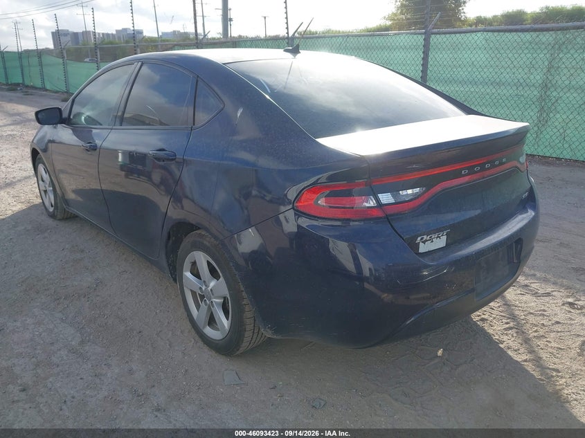 Vin: 1c3cdfbb1fd132015, lot: 46593030, dodge dart sxt 20153