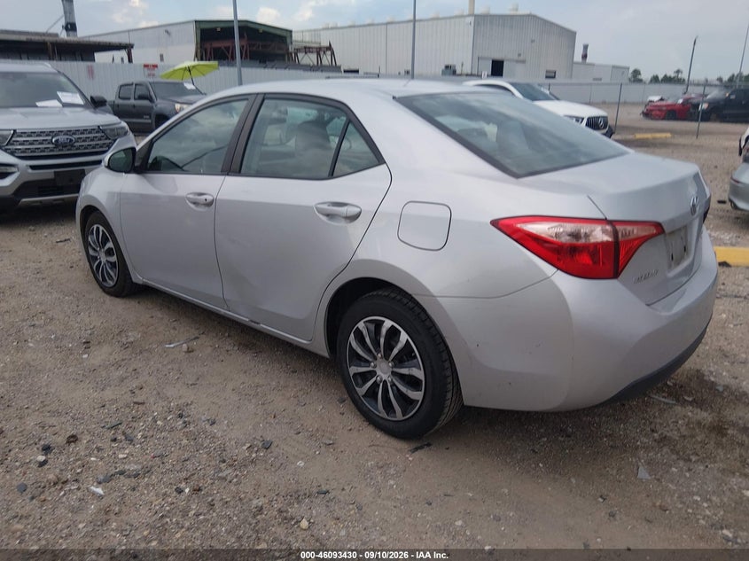Vin: 2t1burhe0kc229918, lot: 46593037, toyota corolla le 20193