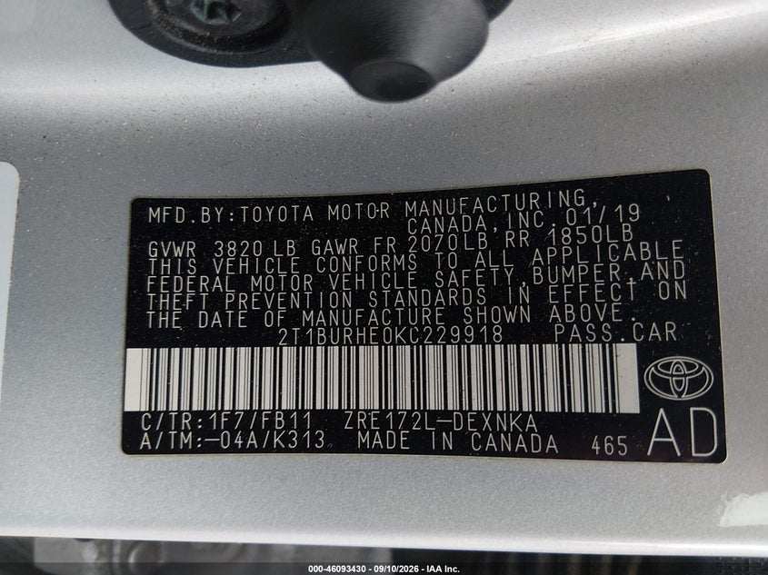 TOYOTA COROLLA - zdjęcie 9