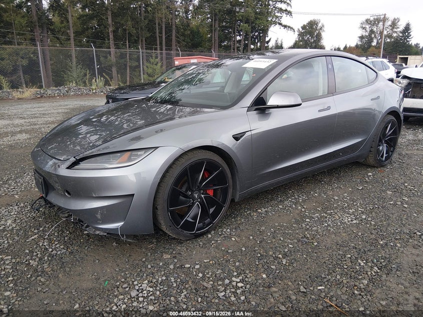 Vin: 5yj3e1et1rf856588, lot: 46593039, tesla model 3 performance all-wheel drive 20242