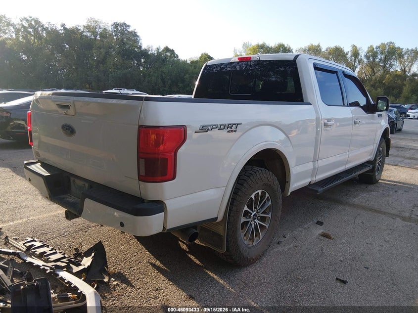 Vin: 1ftfw1e54kfb53659, lot: 46593040, ford f-150 lariat 20194