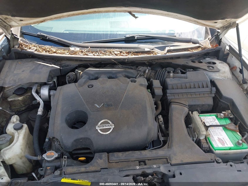 NISSAN MAXIMA 2012 VIN 1N4AA5AP1CC852781