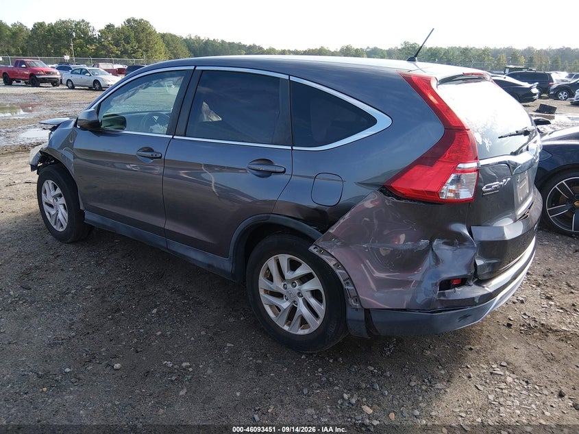 Vin: 2hkrm3h59fh529584, lot: 46593058, honda cr-v ex 20153