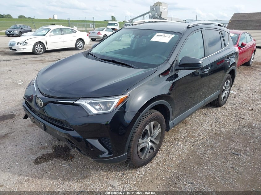 Vin: 2t3bfrev3jw853148, lot: 46593079, toyota rav4 le 20182