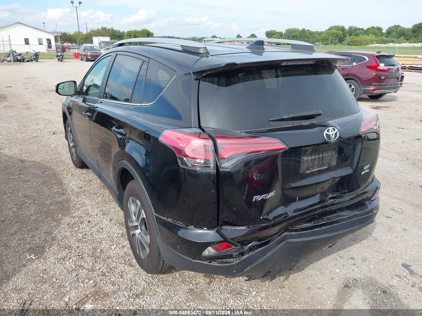 Vin: 2t3bfrev3jw853148, lot: 46593079, toyota rav4 le 20183