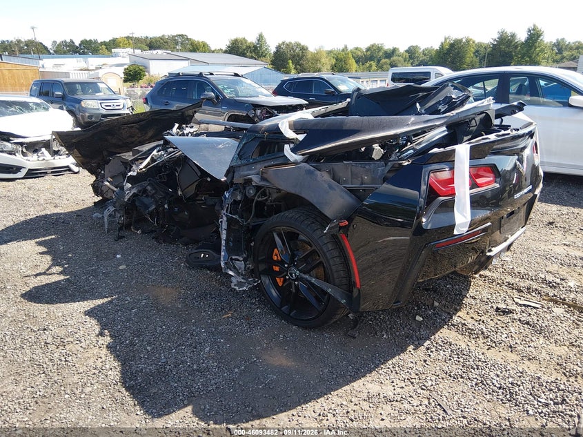 Vin: 1g1yk2d74e5104882, lot: 46593089, chevrolet corvette stingray z51 20143