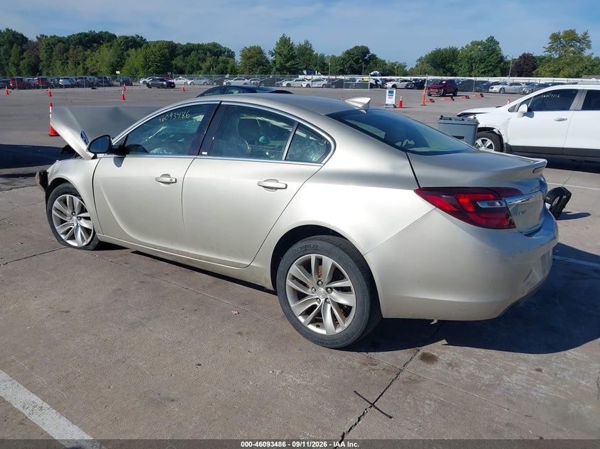 Vin: 2g4gk5ex0f9269976, lot: 46593093, buick regal turbo 20153