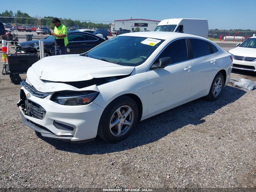 Vin: 1g1zb5st7hf260659, lot: 46593098, chevrolet malibu ls 20172