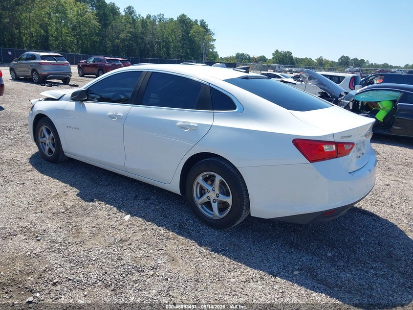 Vin: 1g1zb5st7hf260659, lot: 46593098, chevrolet malibu ls 20173