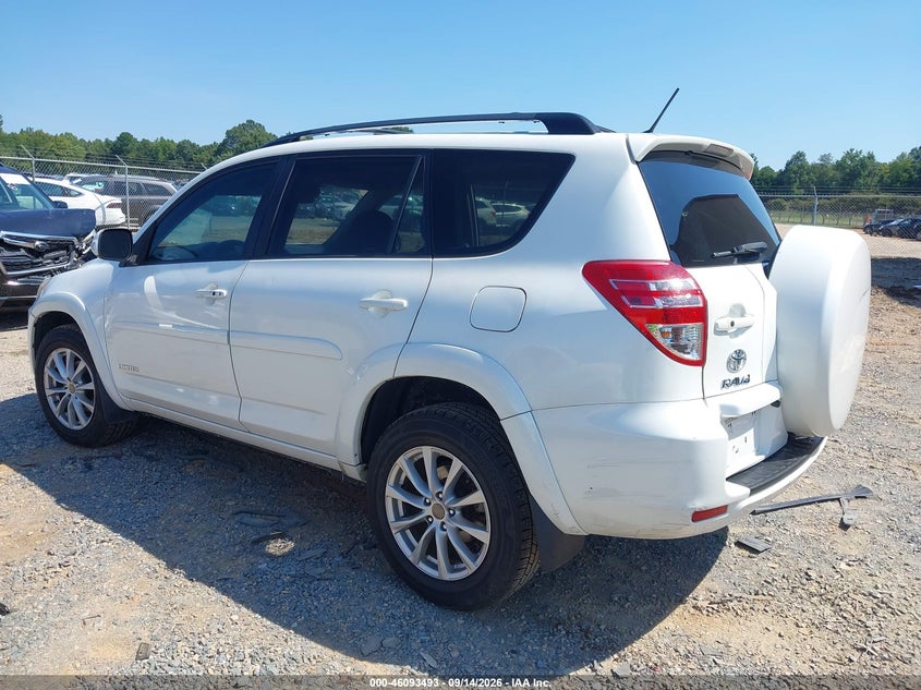 Vin: 2t3yk4dvxbw012522, lot: 46593100, toyota rav4 limited v6 20113