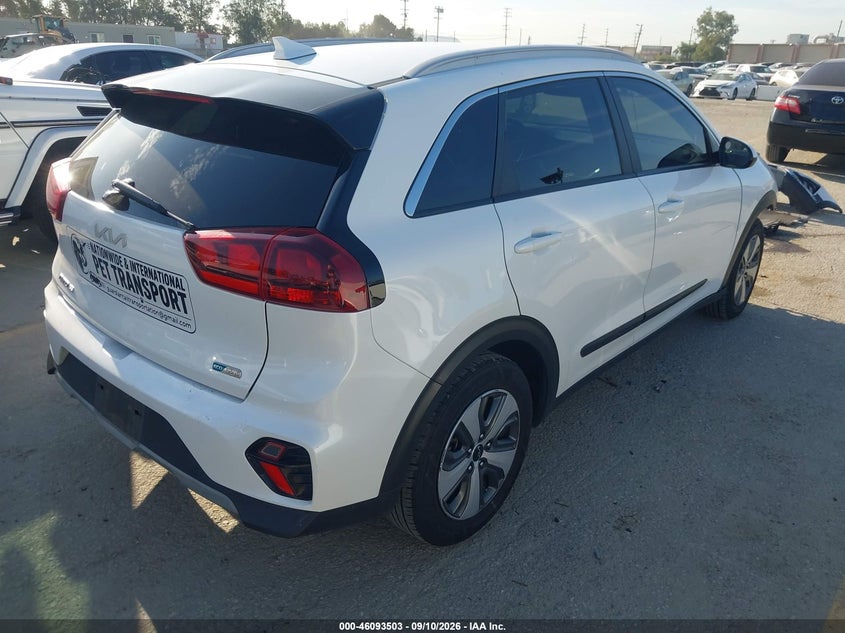 Vin: kndcb3lc8n5531942, lot: 46593110, kia niro lx 20224