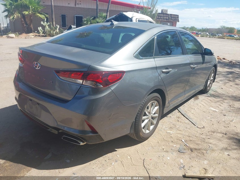 Vin: 5npe24af6jh674605, lot: 46593114, hyundai sonata se 20184