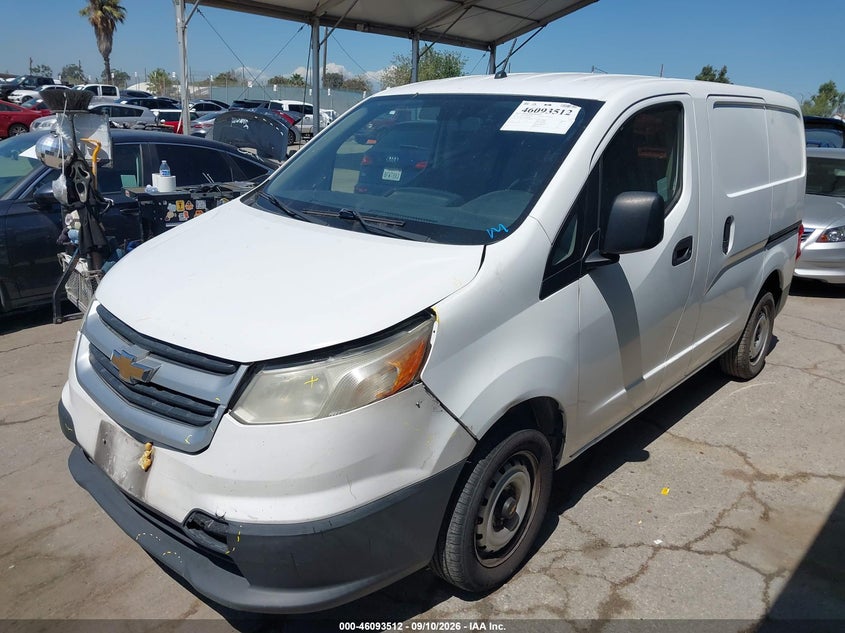 Vin: 3n63m0yn5fk693826, lot: 46593119, chevrolet city express 1ls 20152