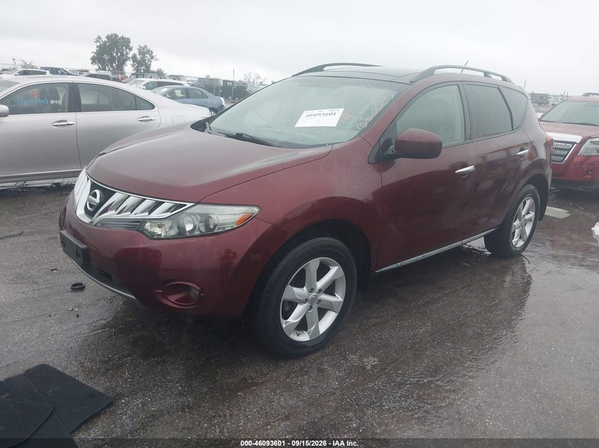 Vin: jn8az1mw3aw103270, lot: 46593208, nissan murano sl 20102