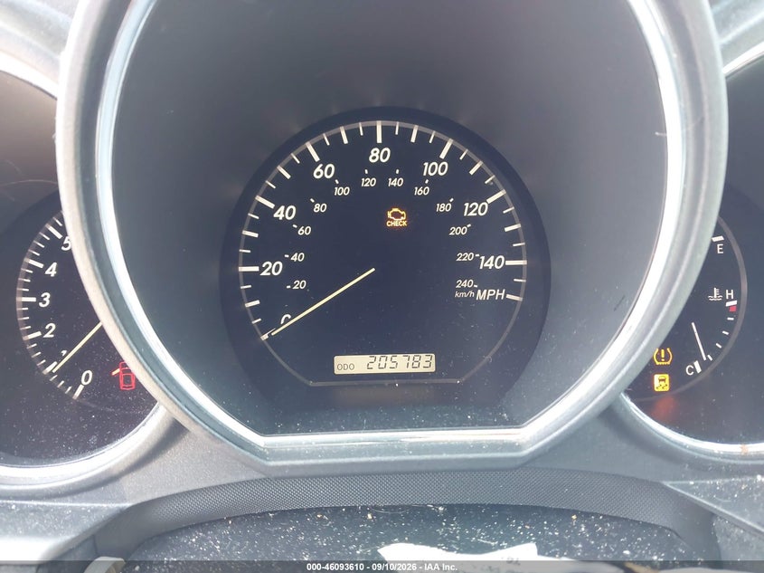 LEXUS RX 350 2008 VIN 2T2HK31U68C079624