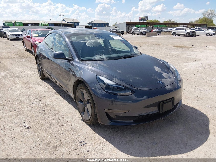 Vin: 5yj3e1ea3nf189998, lot: 46593222, tesla model 3 rear-wheel drive 2022 img_1