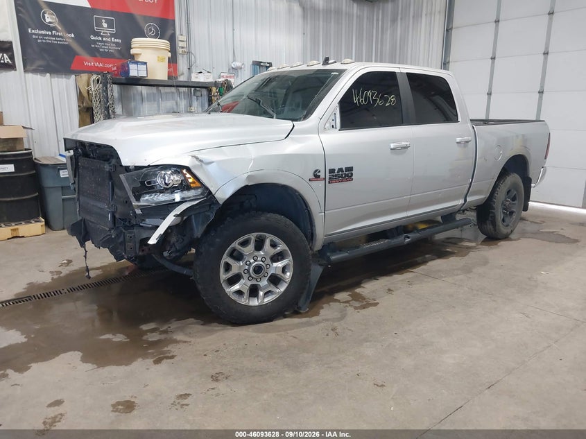 Vin: 3c6ur5fl4jg349124, lot: 46593236, ram 2500 laramie  4x4 6'4 box 20182