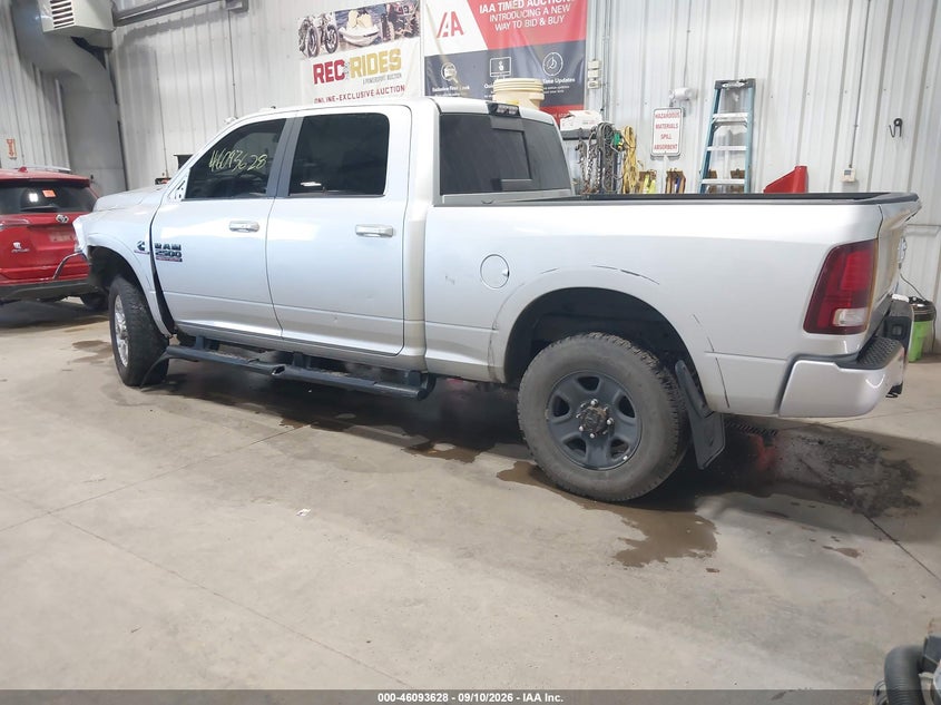 Vin: 3c6ur5fl4jg349124, lot: 46593236, ram 2500 laramie  4x4 6'4 box 20183