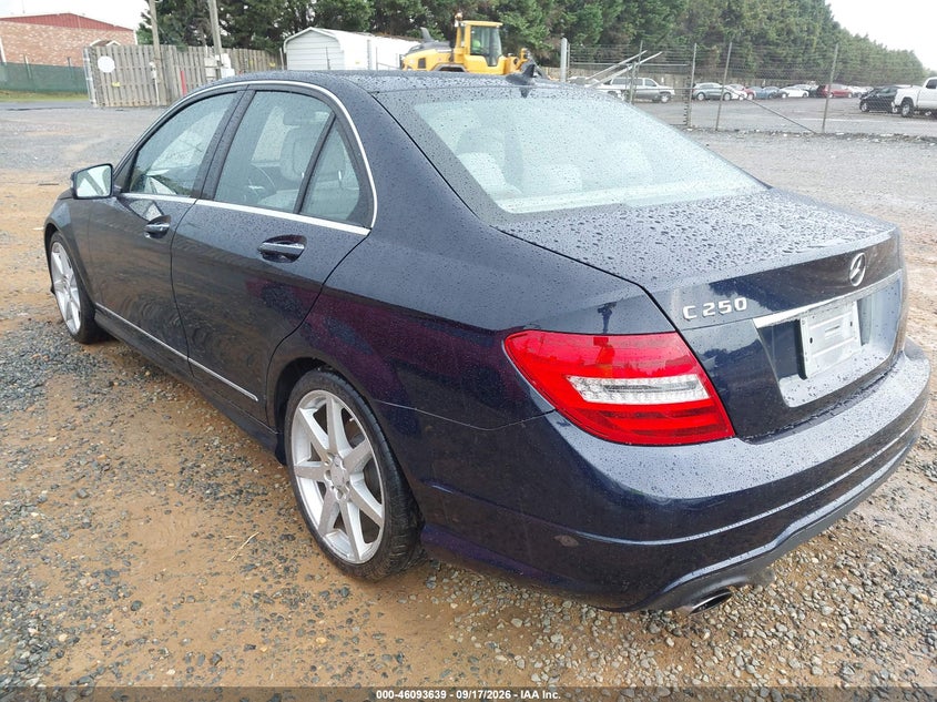 Vin: wddgf4hb1ea935674, lot: 46593246, mercedes-benz c 250 sport 20143