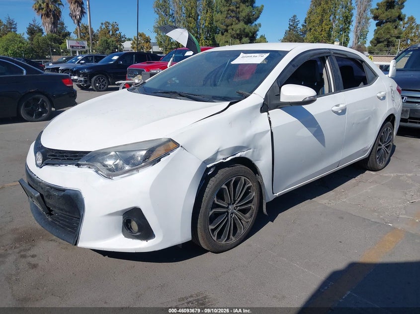 2015 Toyota Corolla, Обычный износ, IAAI, VIN 5YFBURHE5FP189972 — фото 2